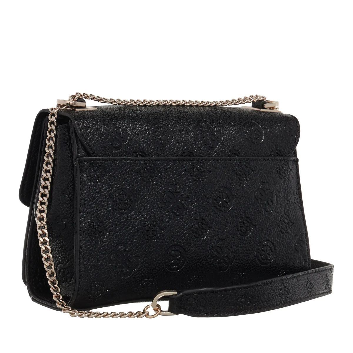 Elegante Schultertasche mit Prägung und Kette