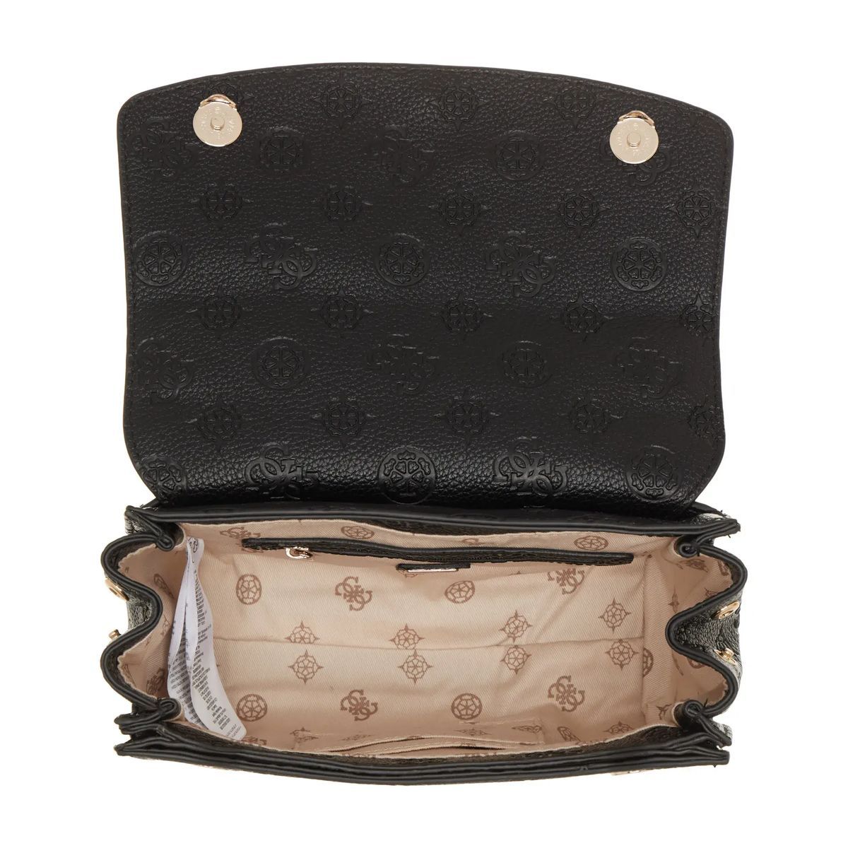 Elegante Schultertasche mit Prägung und Kette