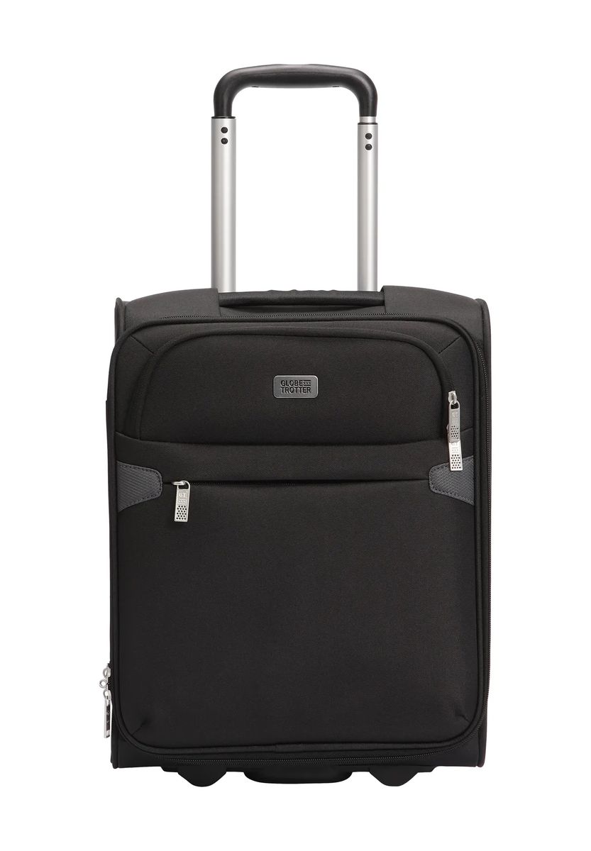 GLOBETROTTER 2-Rollen-Trolley, Weich, Emblem, Innentasche, schwarz, 45