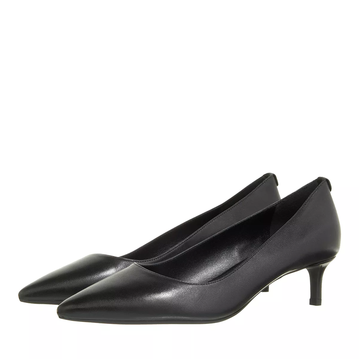 Elegante schwarze Kitten-Pumps