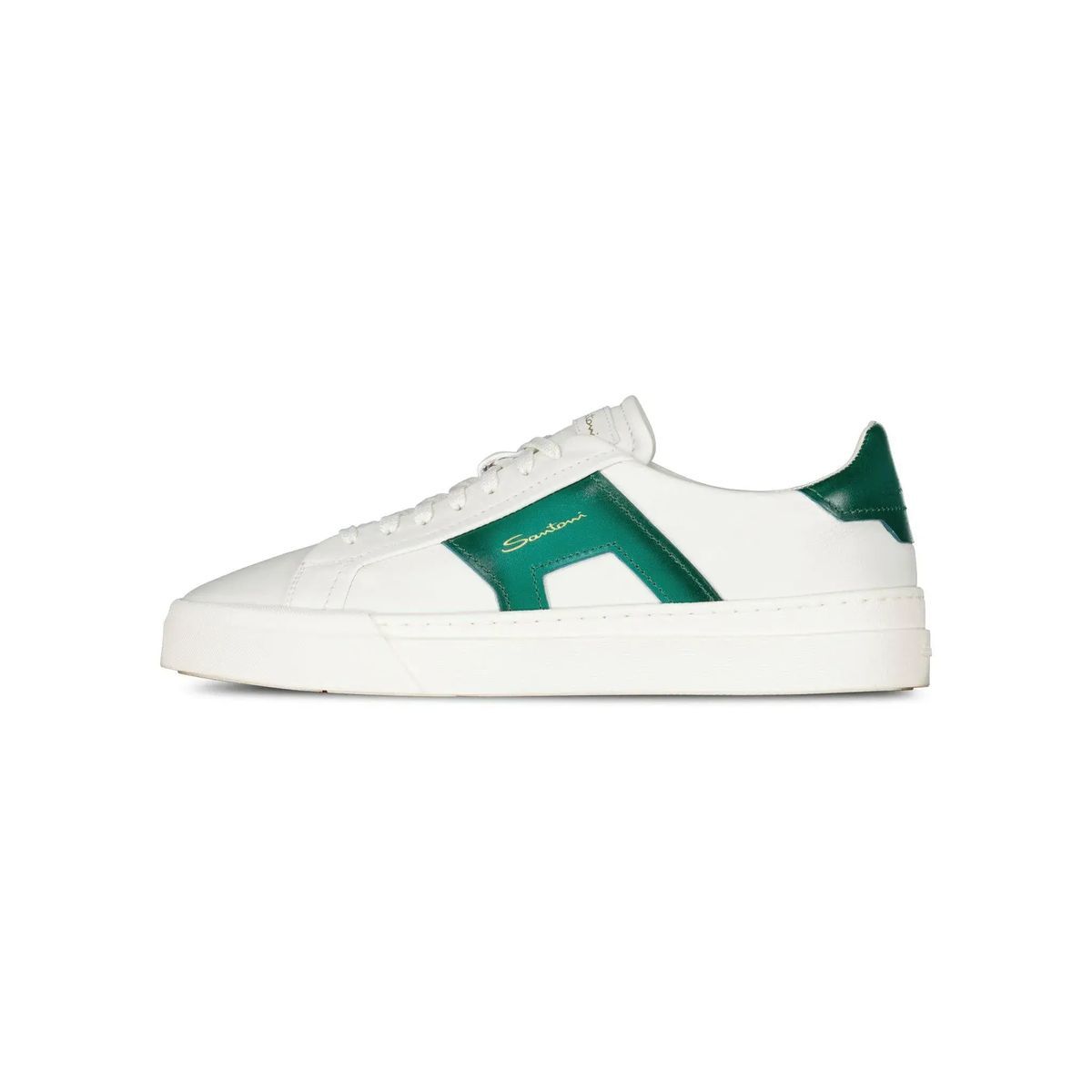 Leder-Low-Top-Court-Sneakers
