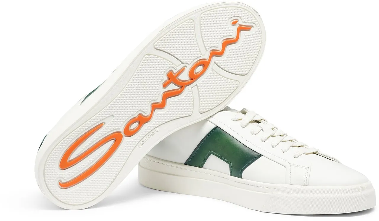 Leder-Low-Top-Court-Sneakers