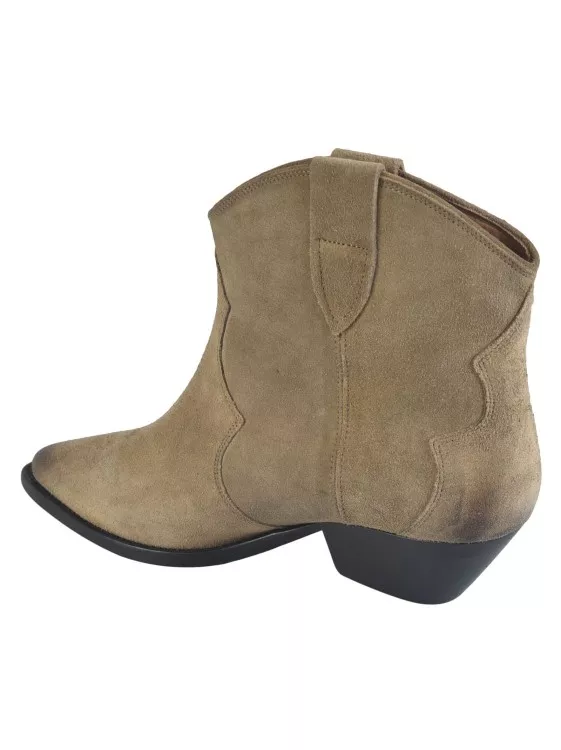 Wildleder Western Stiefeletten