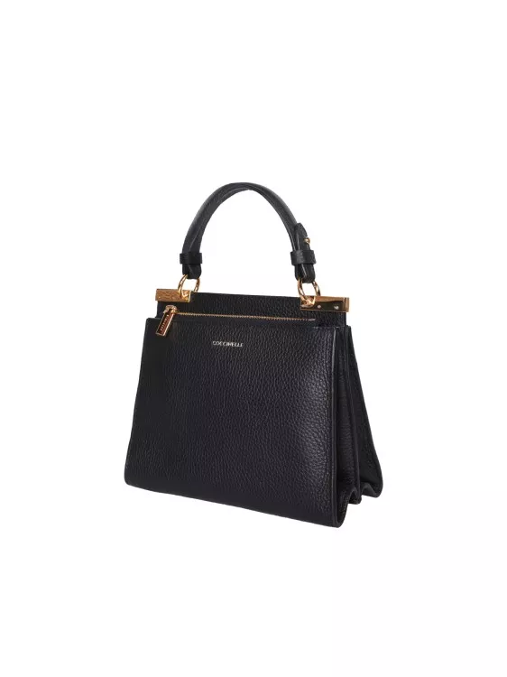 Elegante Handtasche aus genarbtem Leder