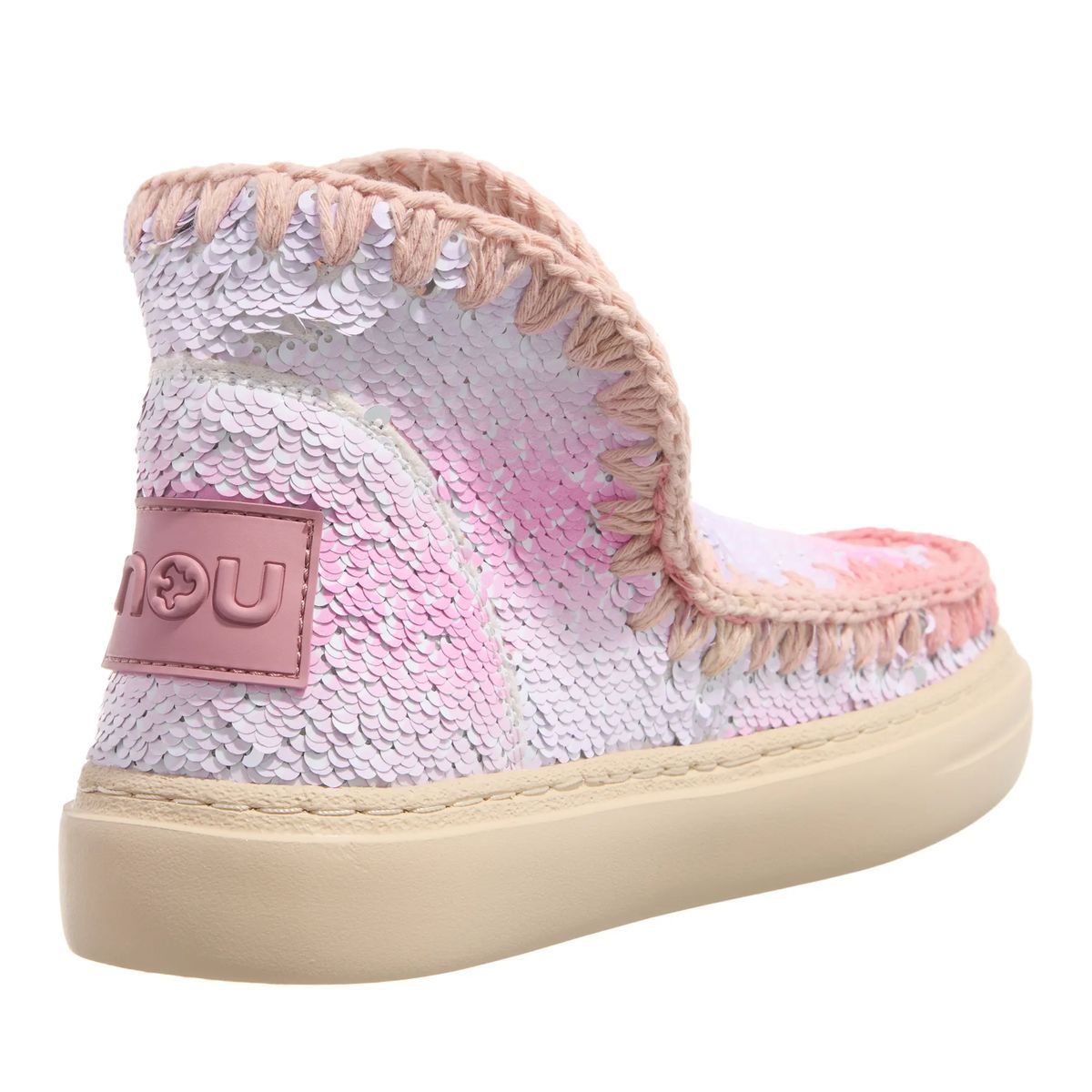 Paillettenbesetzte Stiefeletten