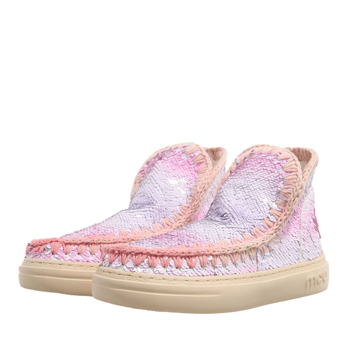 Paillettenbesetzte Stiefeletten