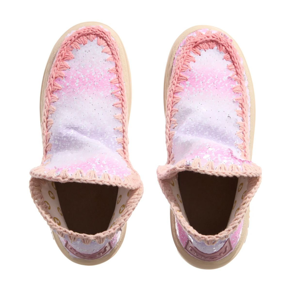 Paillettenbesetzte Stiefeletten