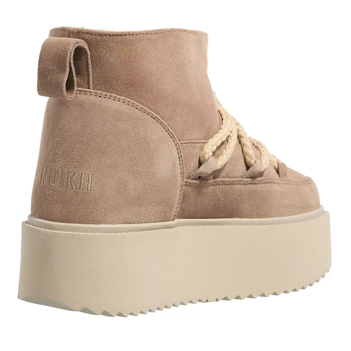Plateau-Wildleder-Winterstiefeletten