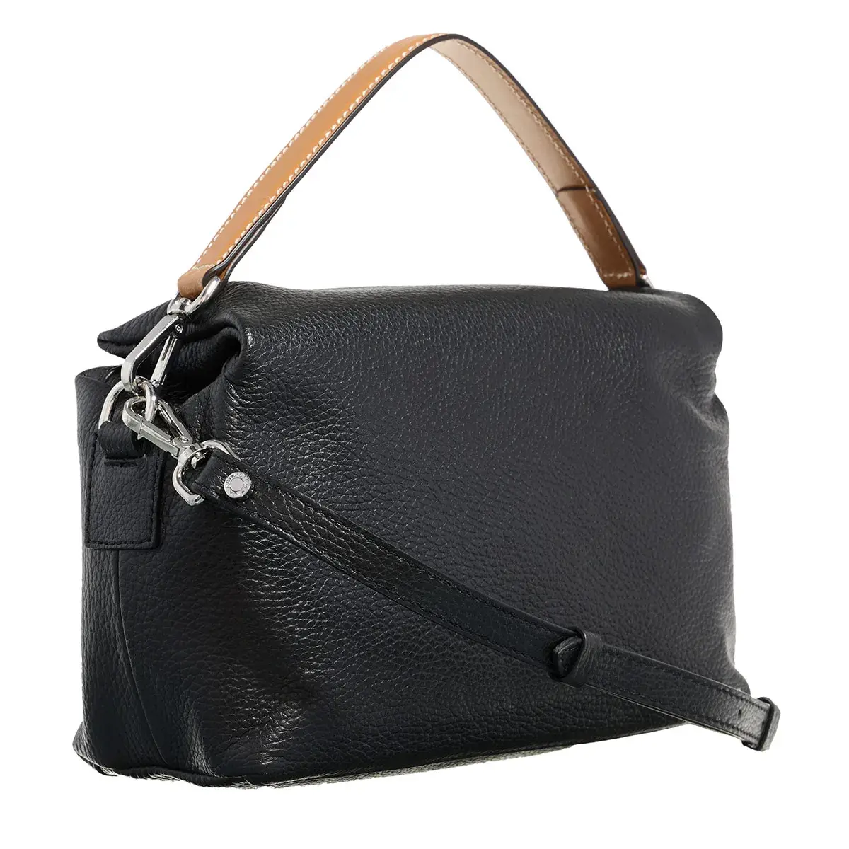Amina Hobo-Tasche aus genarbtem Leder