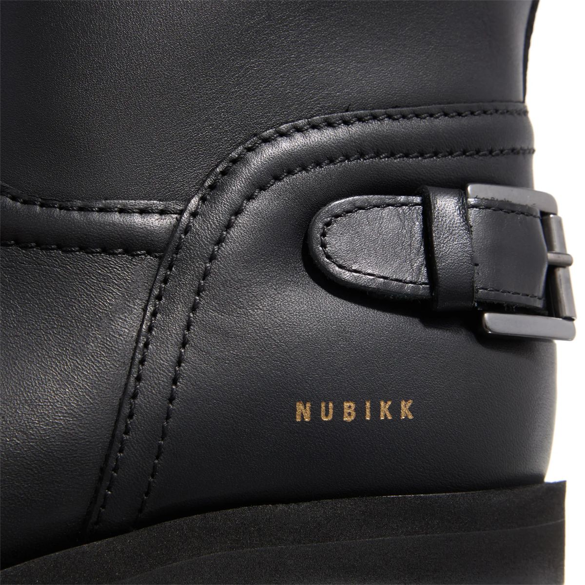 Nubikk Eve Leva Leder Mid-Calf Stiefel