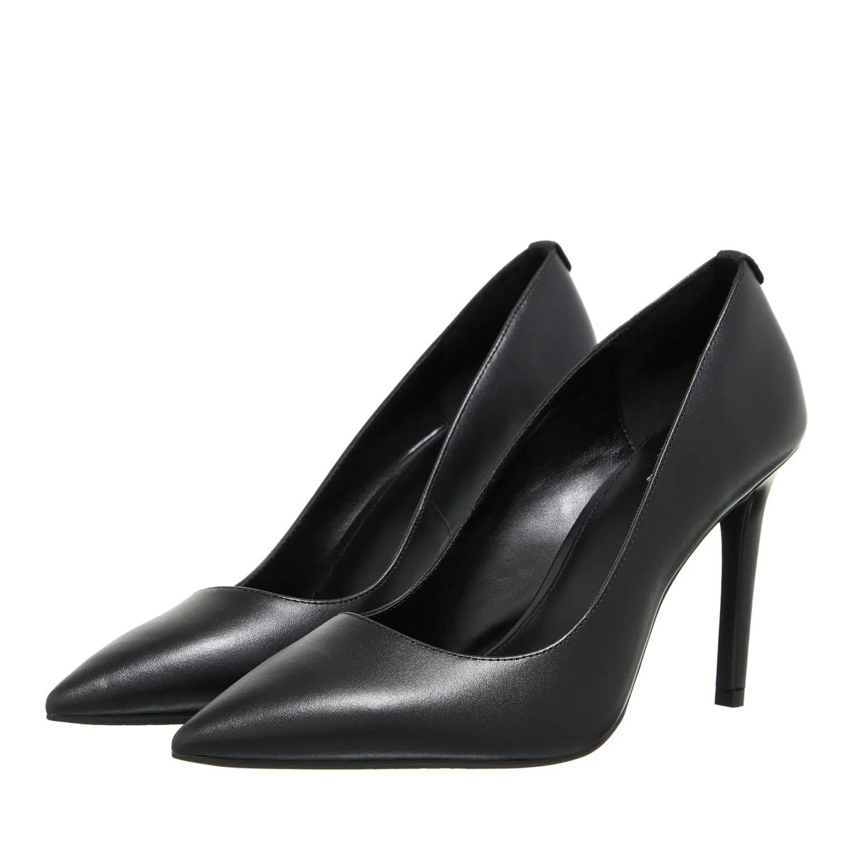 Klassische Leder-Pumps mit spitzer Spitze und Stilettoabsatz