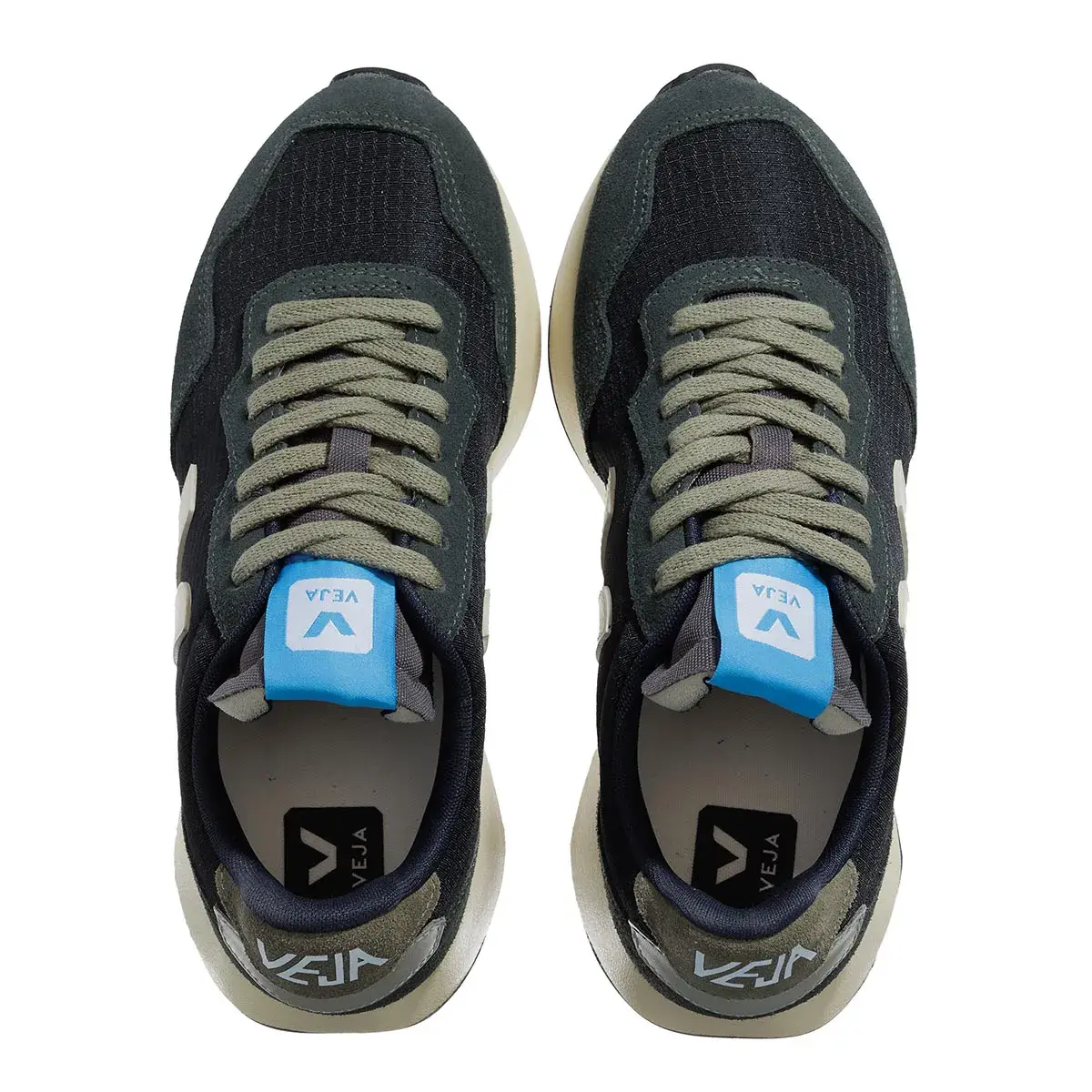 Retro-Laufschuh mit Logo-Detail
