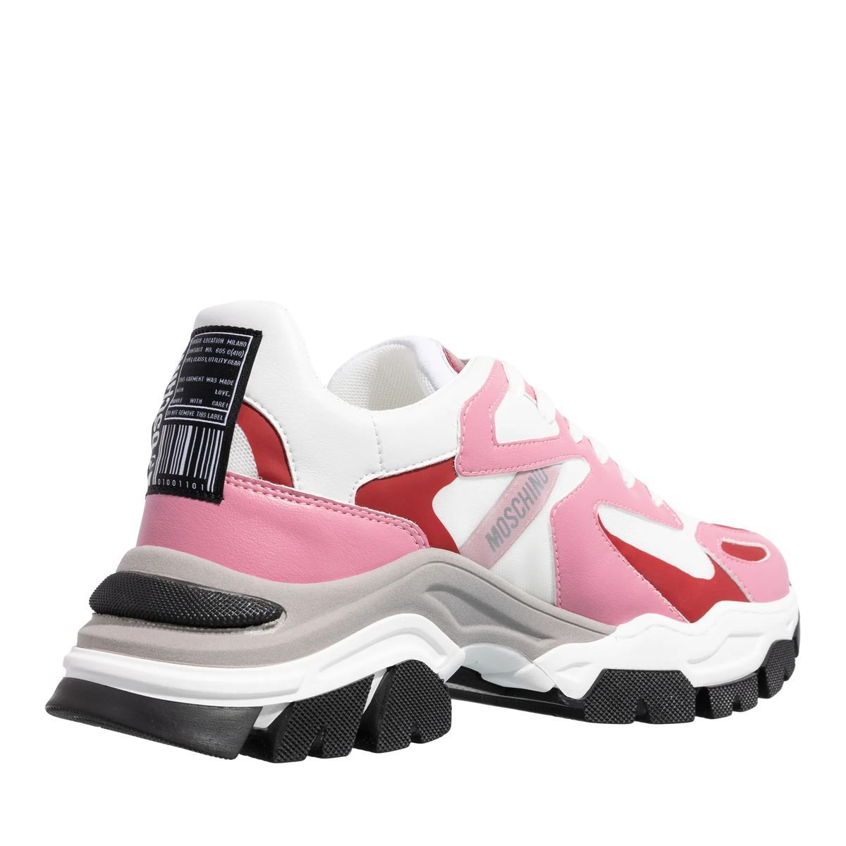 Klobige Colorblock-Sneakers mit Sohle