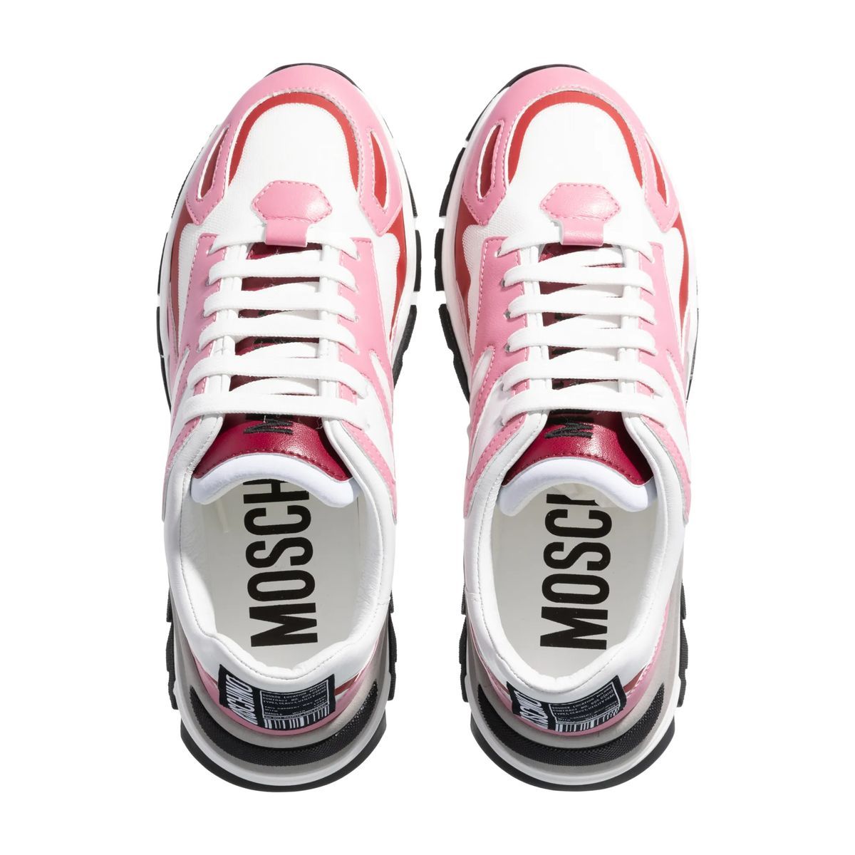 Klobige Colorblock-Sneakers mit Sohle