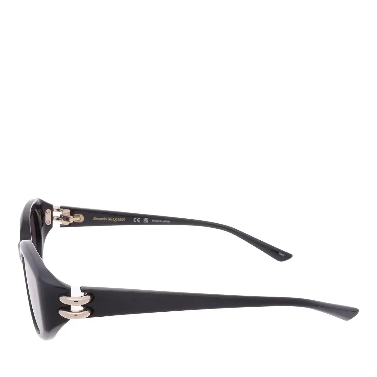Runde Acetat Sonnenbrille mit Metalldetail