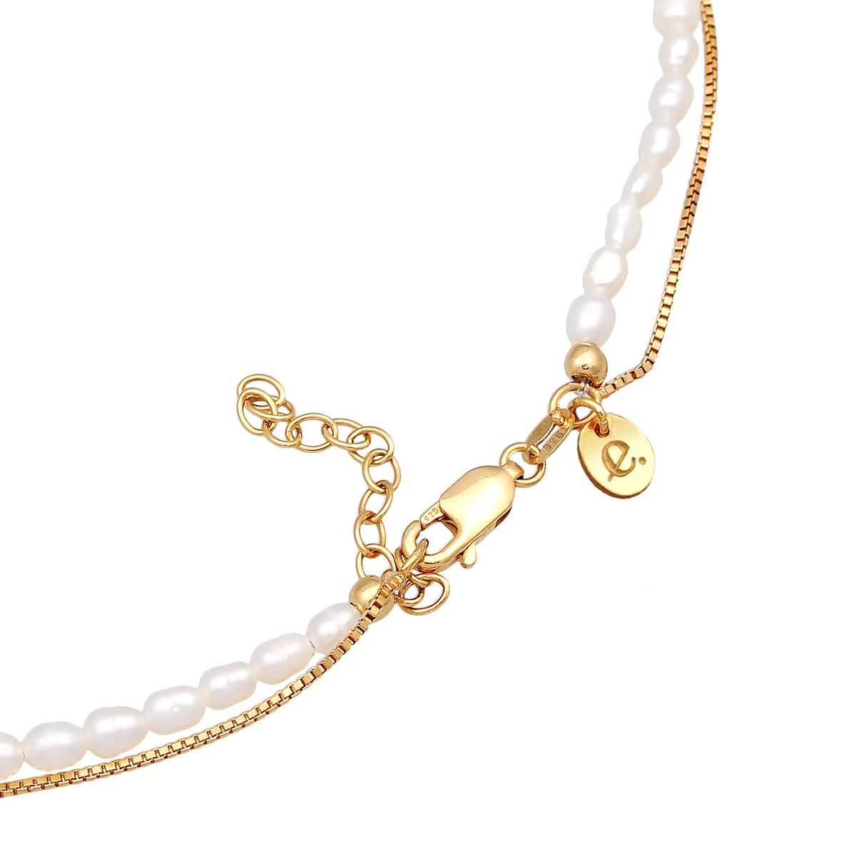 Perlen Choker Layer Halskette mit Sonnenanhänger