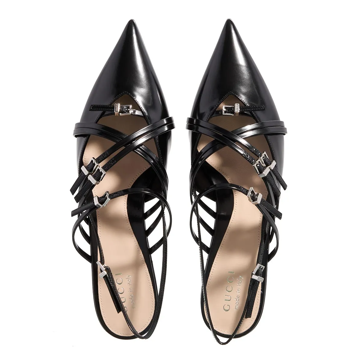 Elegante Ballerinas mit Riemchen und Spitze