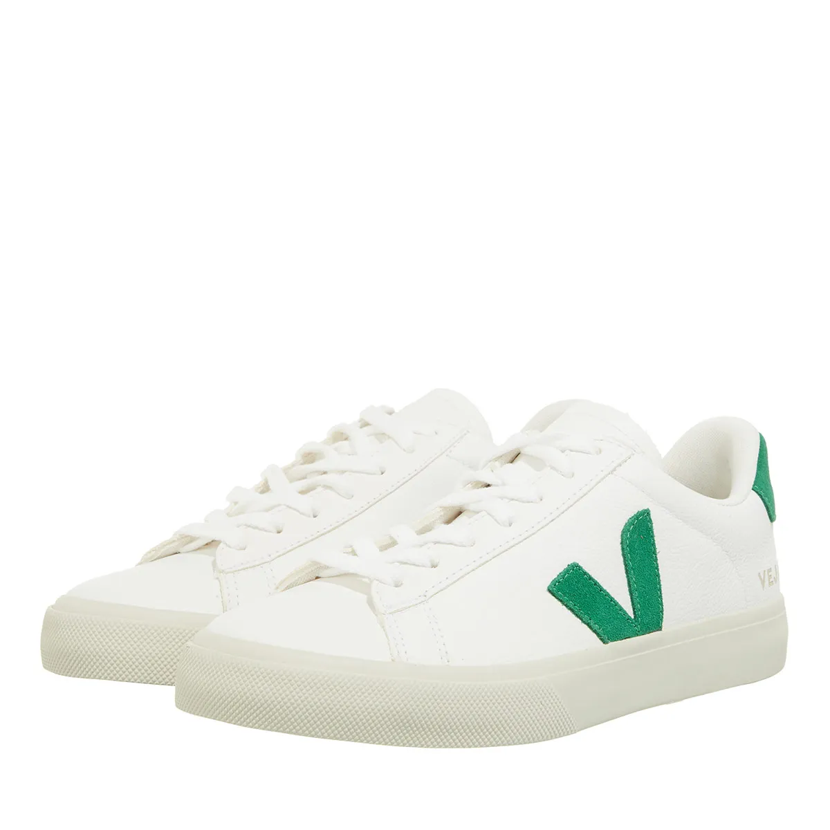 Minimalistischer weißer Ledersneaker