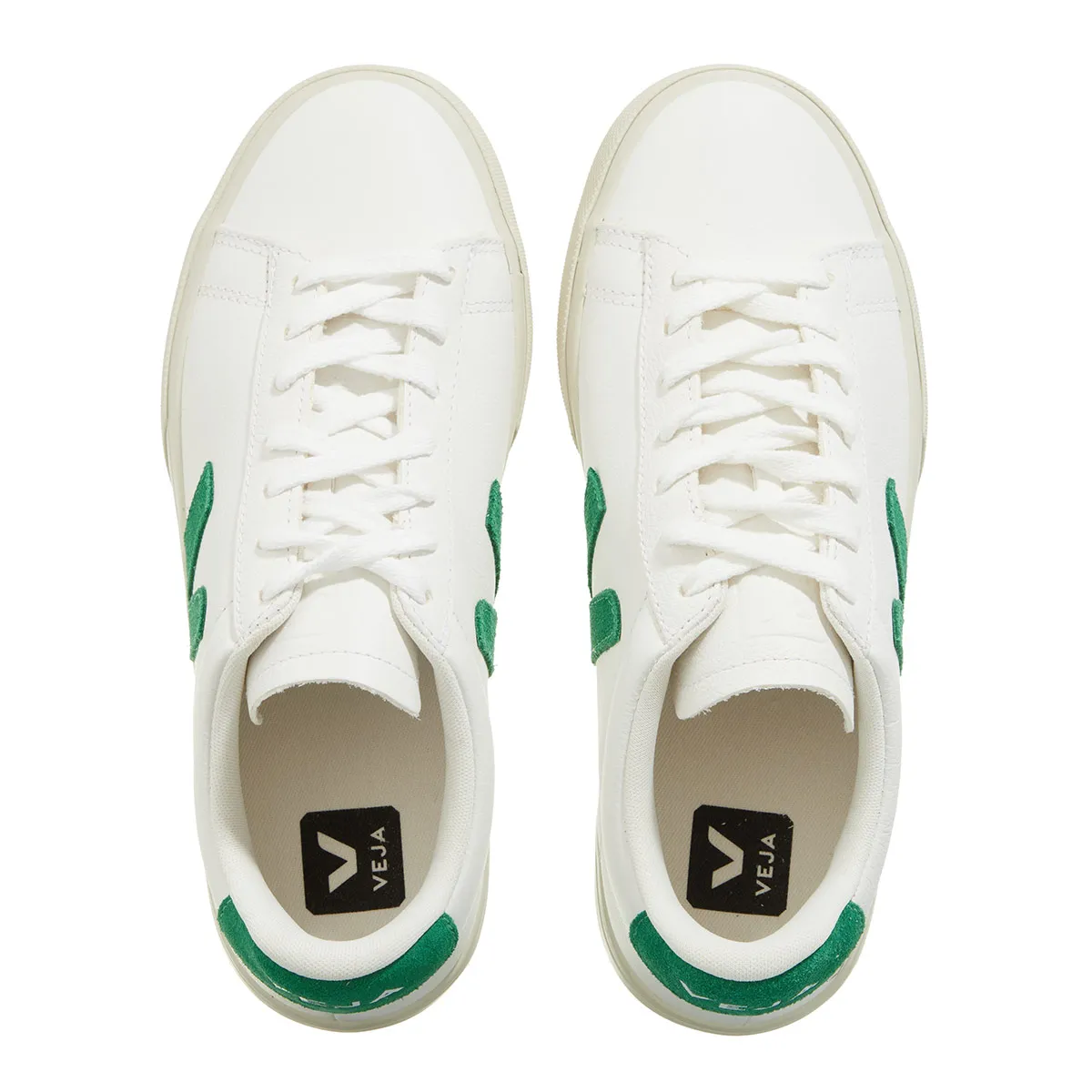 Minimalistischer weißer Ledersneaker