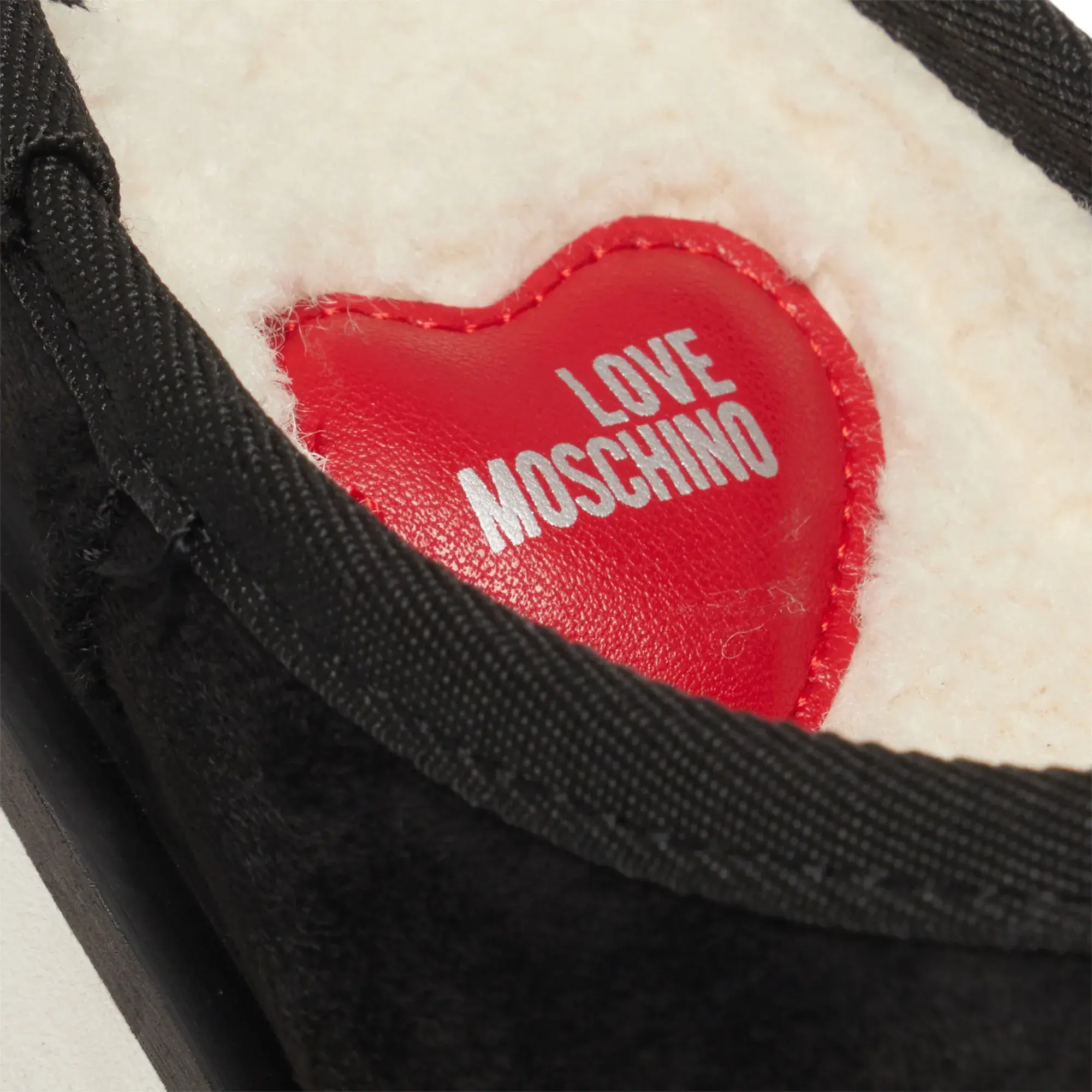 Bequeme Love Moschino Plateau-Slipper
