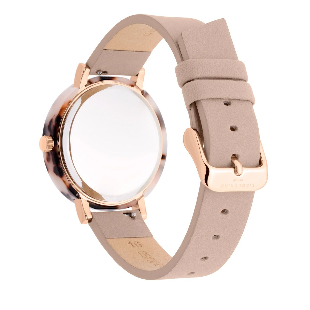 Acetatgehäuse Lederarmband Uhr