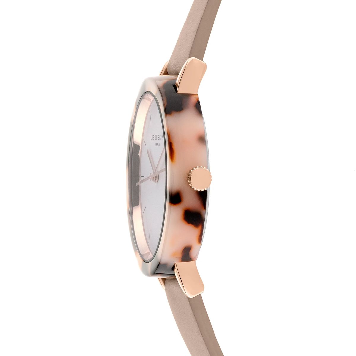 Acetatgehäuse Lederarmband Uhr