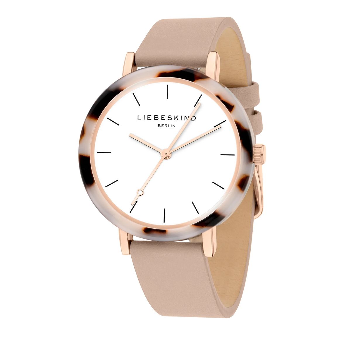 Acetatgehäuse Lederarmband Uhr