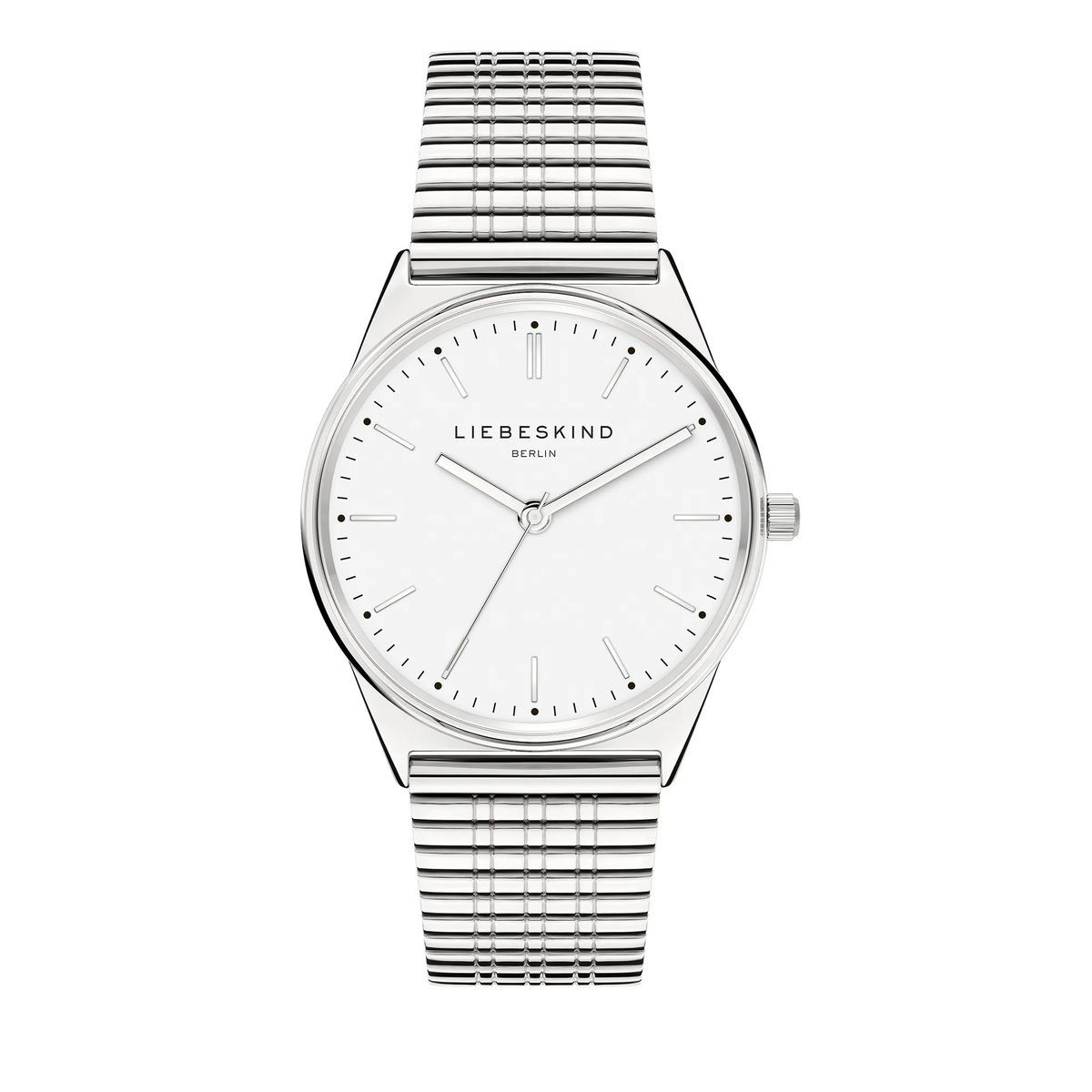 Silberne Edelstahl Vintage Uhr