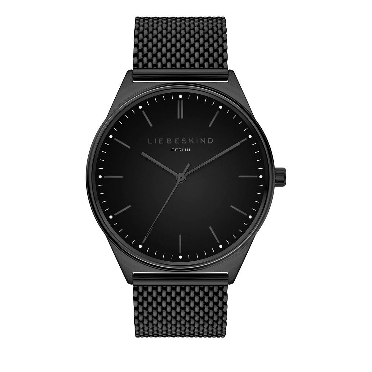Minimalistische Edelstahl Mesh Uhr