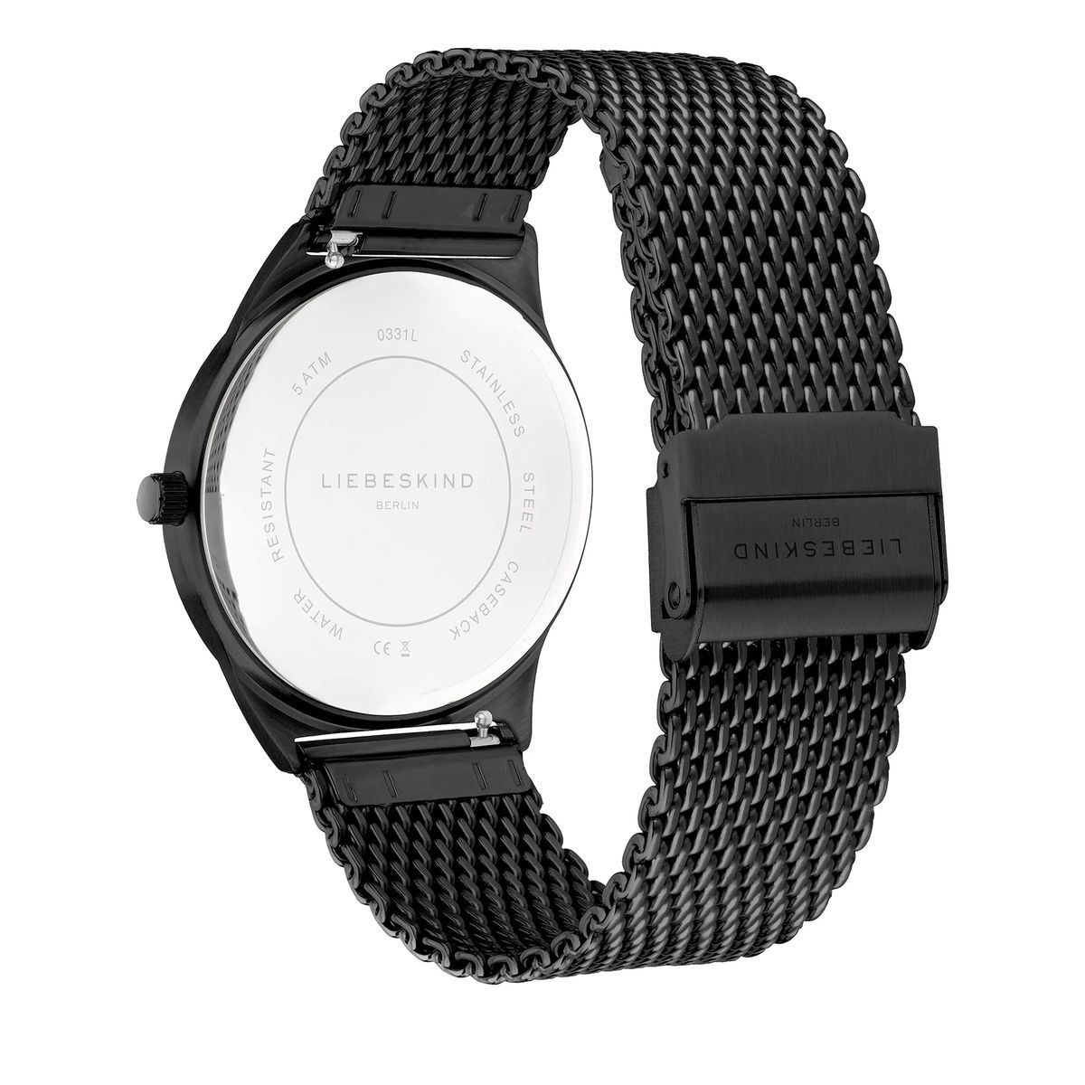 Minimalistische Edelstahl Mesh Uhr