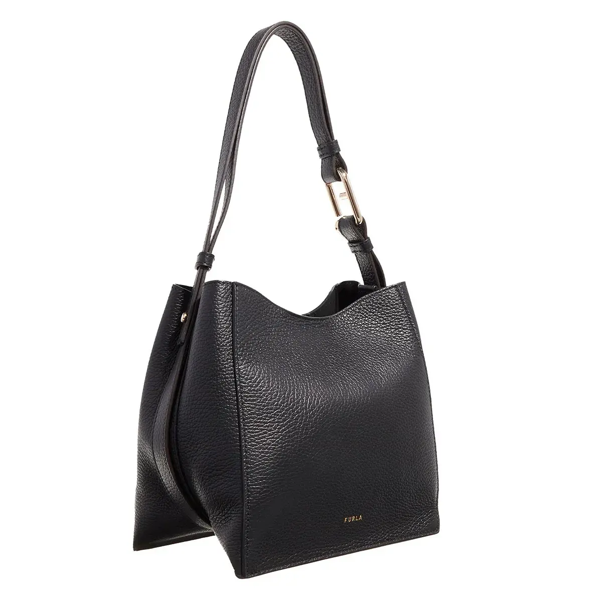 Elegante Mini-Beuteltasche aus Leder