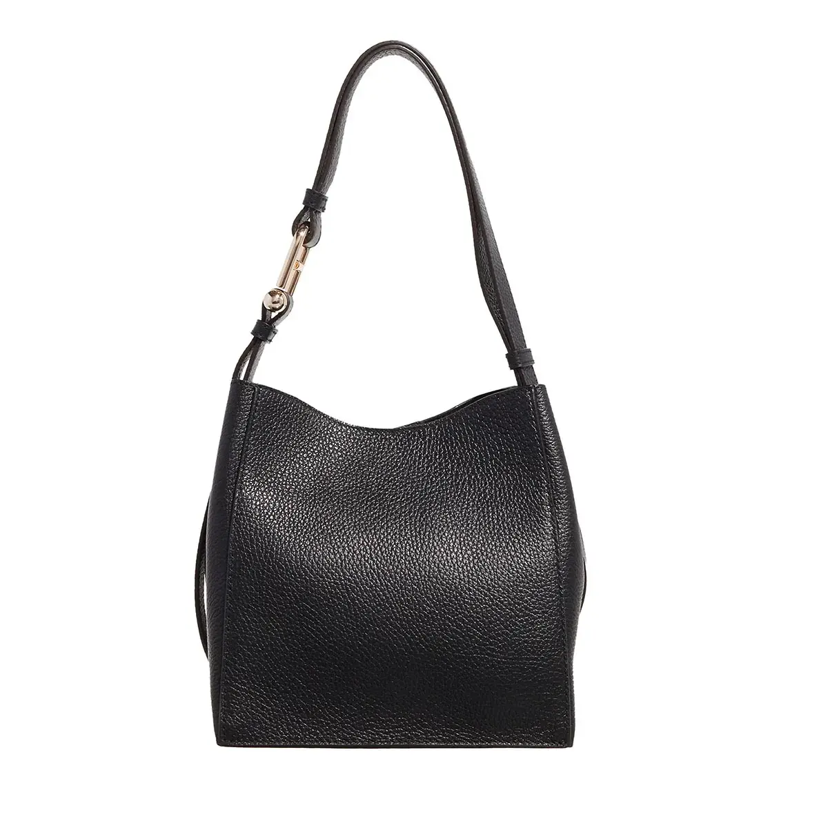 Elegante Mini-Beuteltasche aus Leder