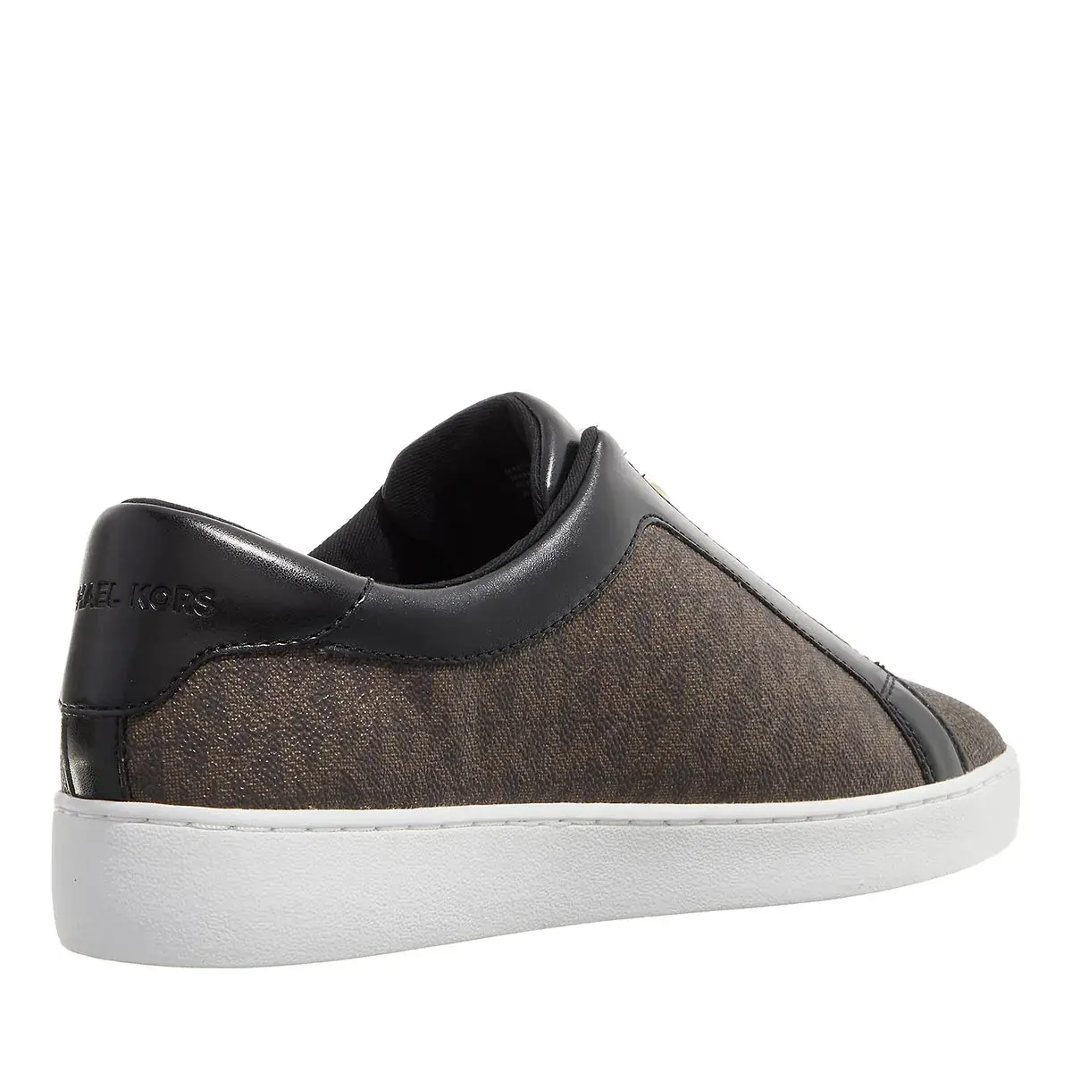 Slip-On Sneaker mit Logo-Print und Reißverschluss