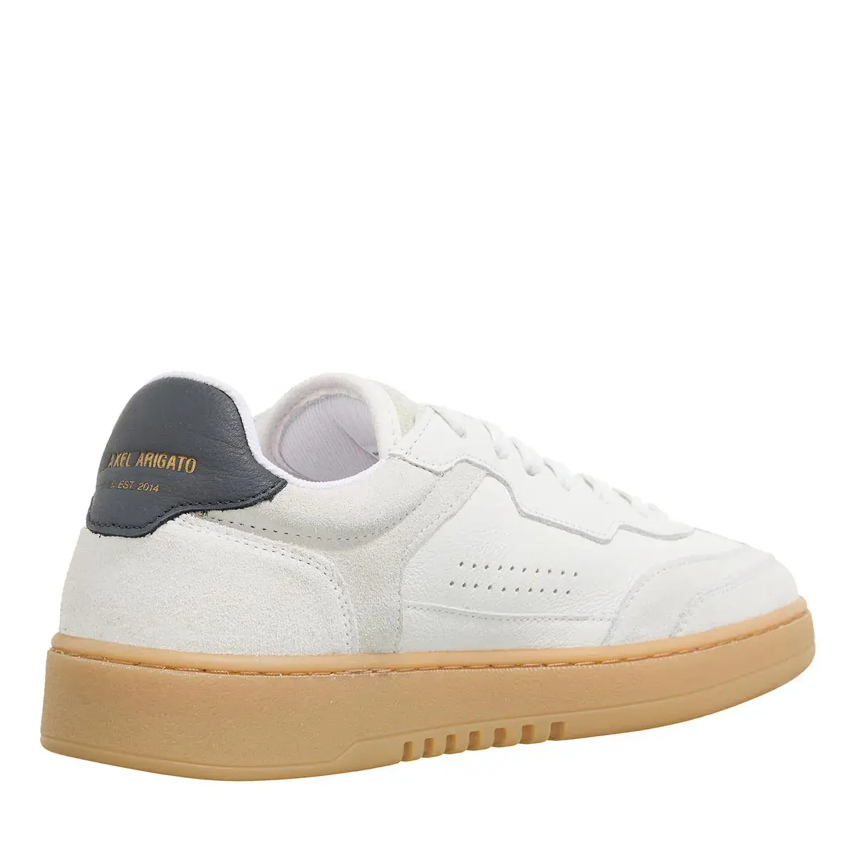 Low-Top Leder Sneaker mit Gummisohle