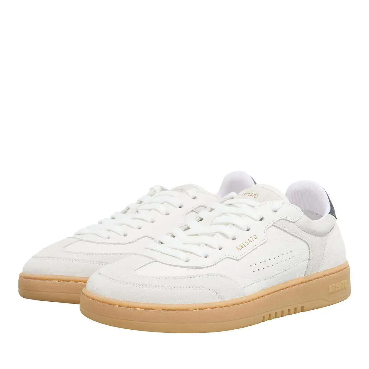 Low-Top Leder Sneaker mit Gummisohle
