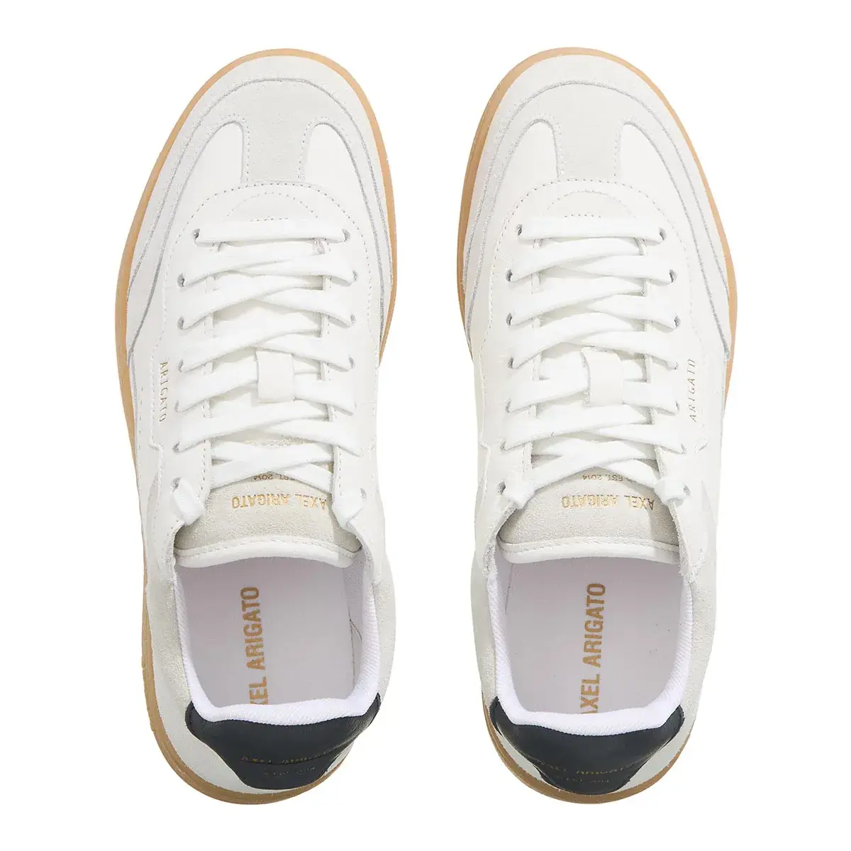 Low-Top Leder Sneaker mit Gummisohle
