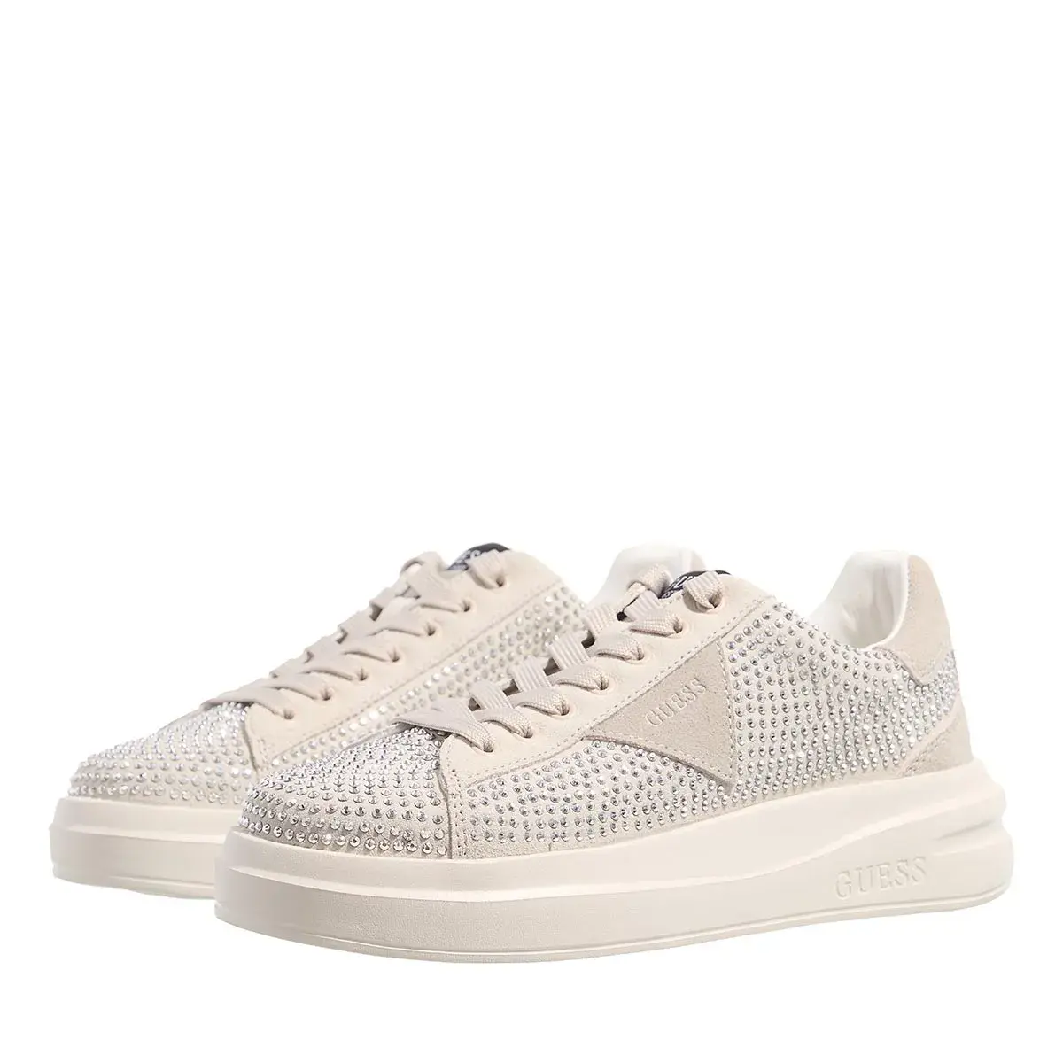 Besetzter Low-Top Mode-Sneaker