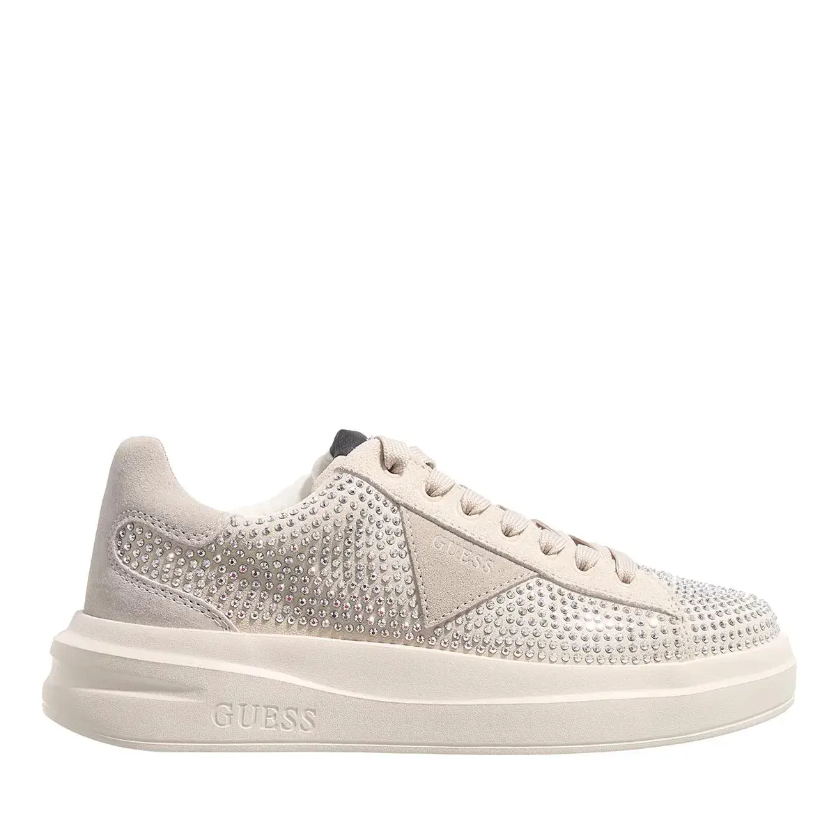 Besetzter Low-Top Mode-Sneaker