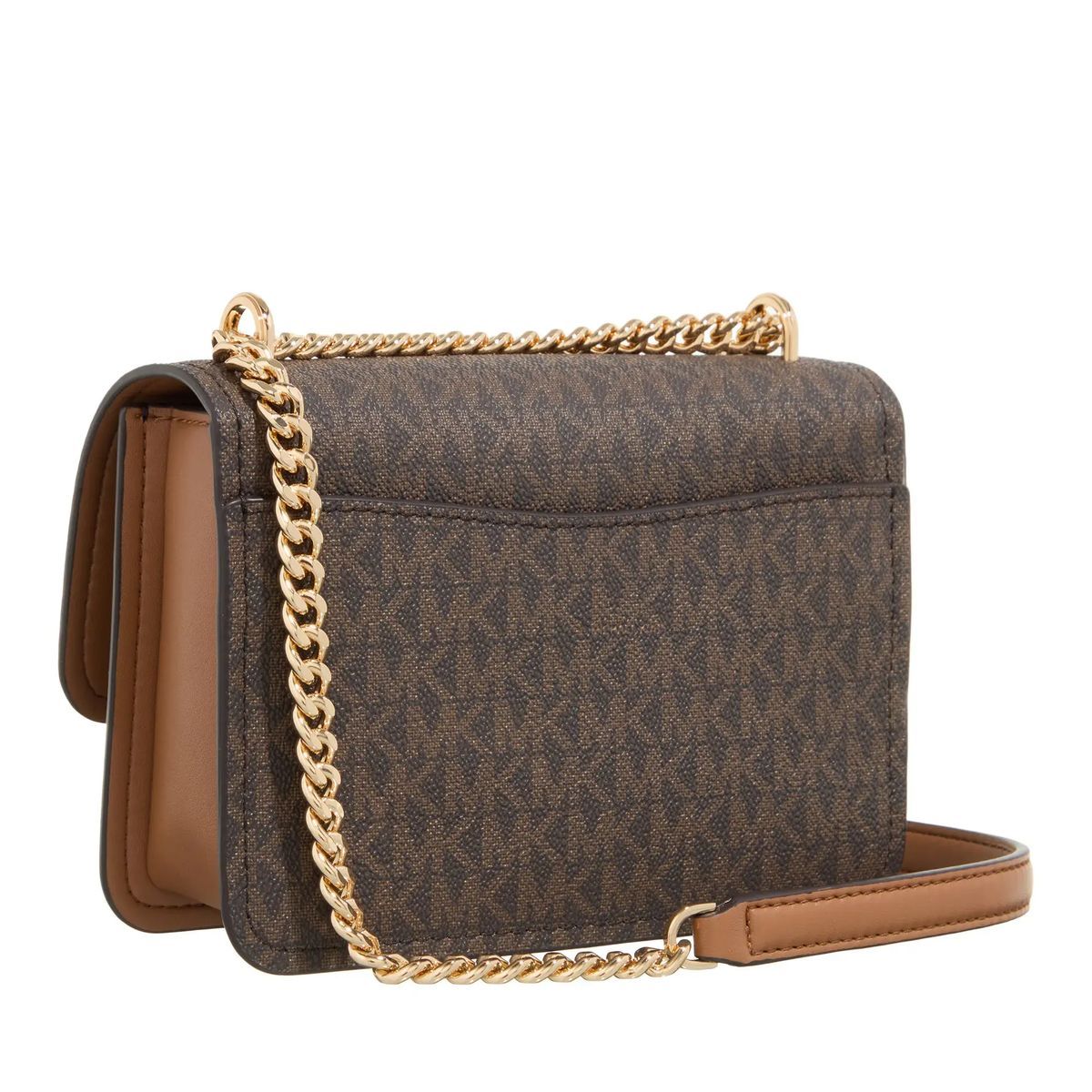 Crossbody Tasche mit Signature-Print und Kette