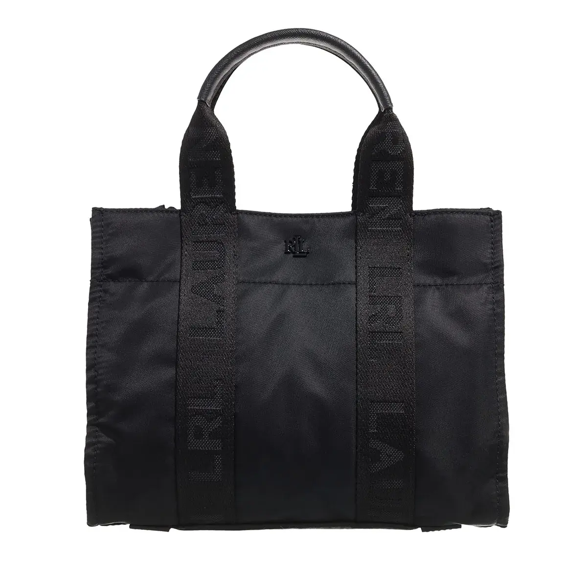 Kleine Nylon-Tote Bag mit Logo