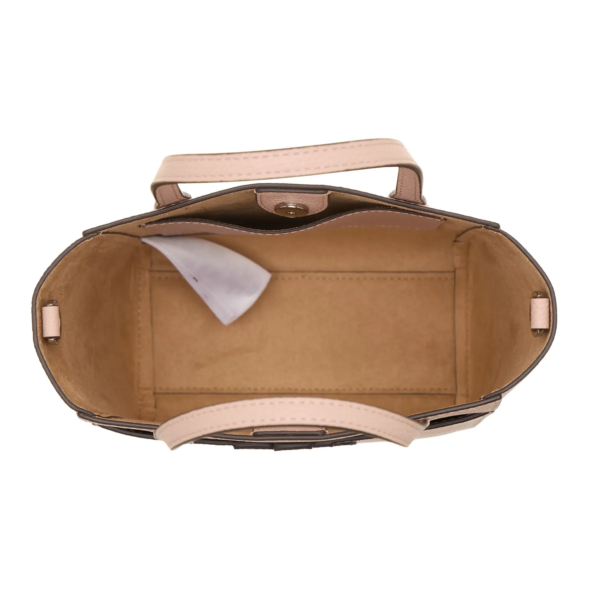Elegante Ledertasche mit Logo