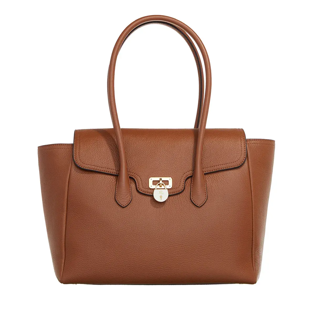 Elegante Leder-Satchel-Tasche mit Griff