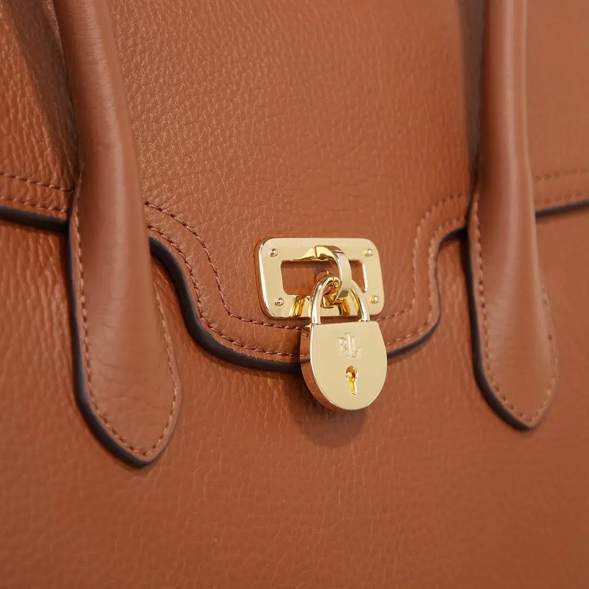 Elegante Leder-Satchel-Tasche mit Griff