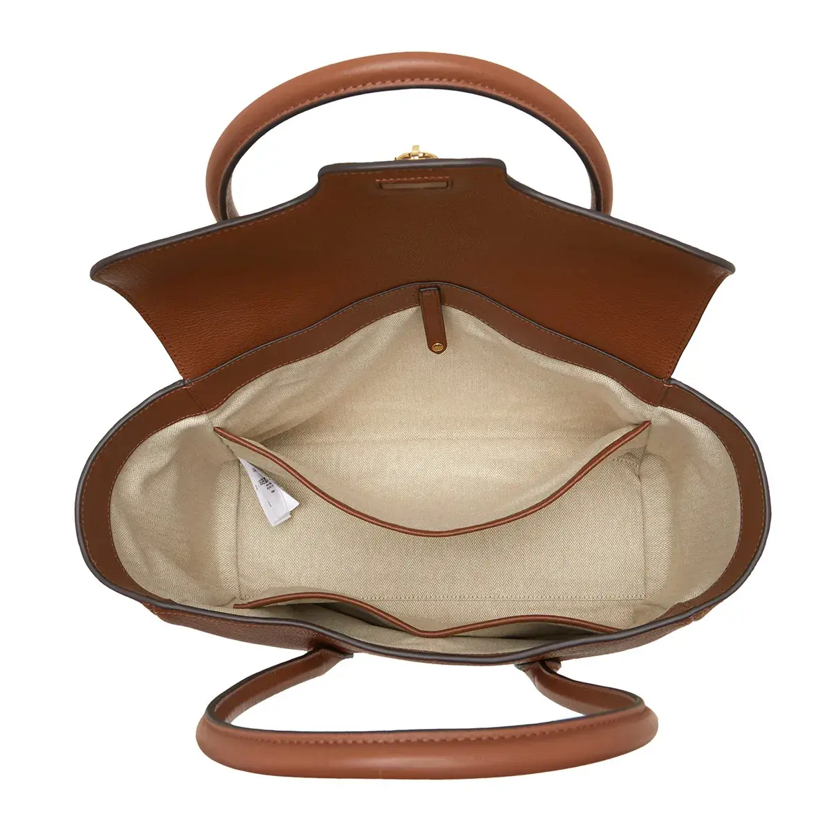 Elegante Leder-Satchel-Tasche mit Griff