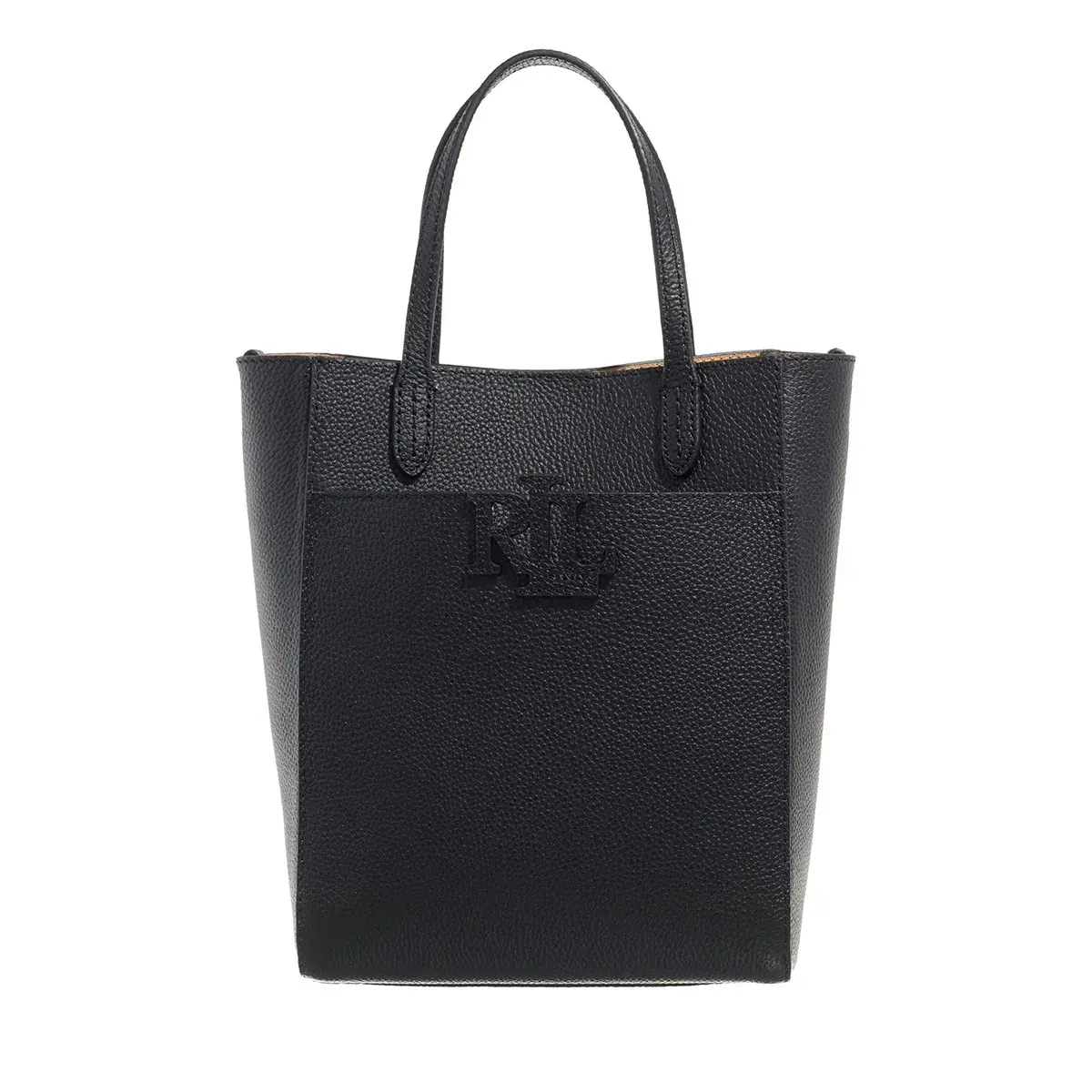 Mini-Handtasche aus genarbtem Leder