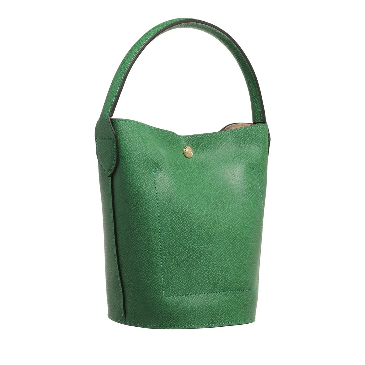 Strukturierte Leder-Beuteltasche