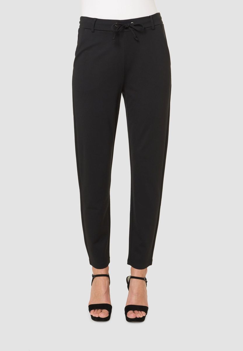 Schmal geschnittene, verkürzte Chino-Hose