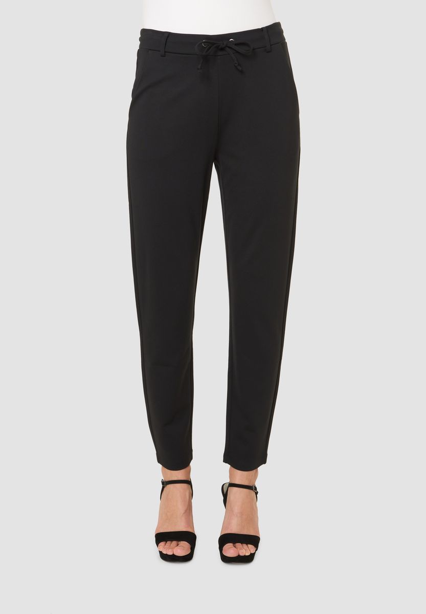Schmal geschnittene, verkürzte Chino-Hose
