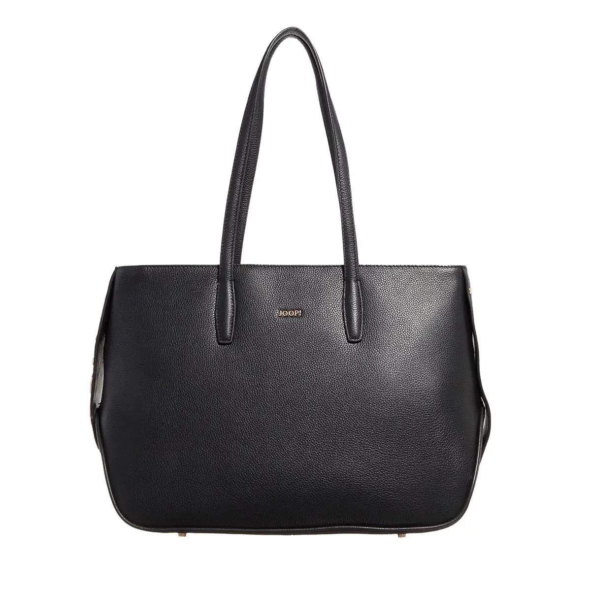 Strukturierte Leder-Shopper-Tasche