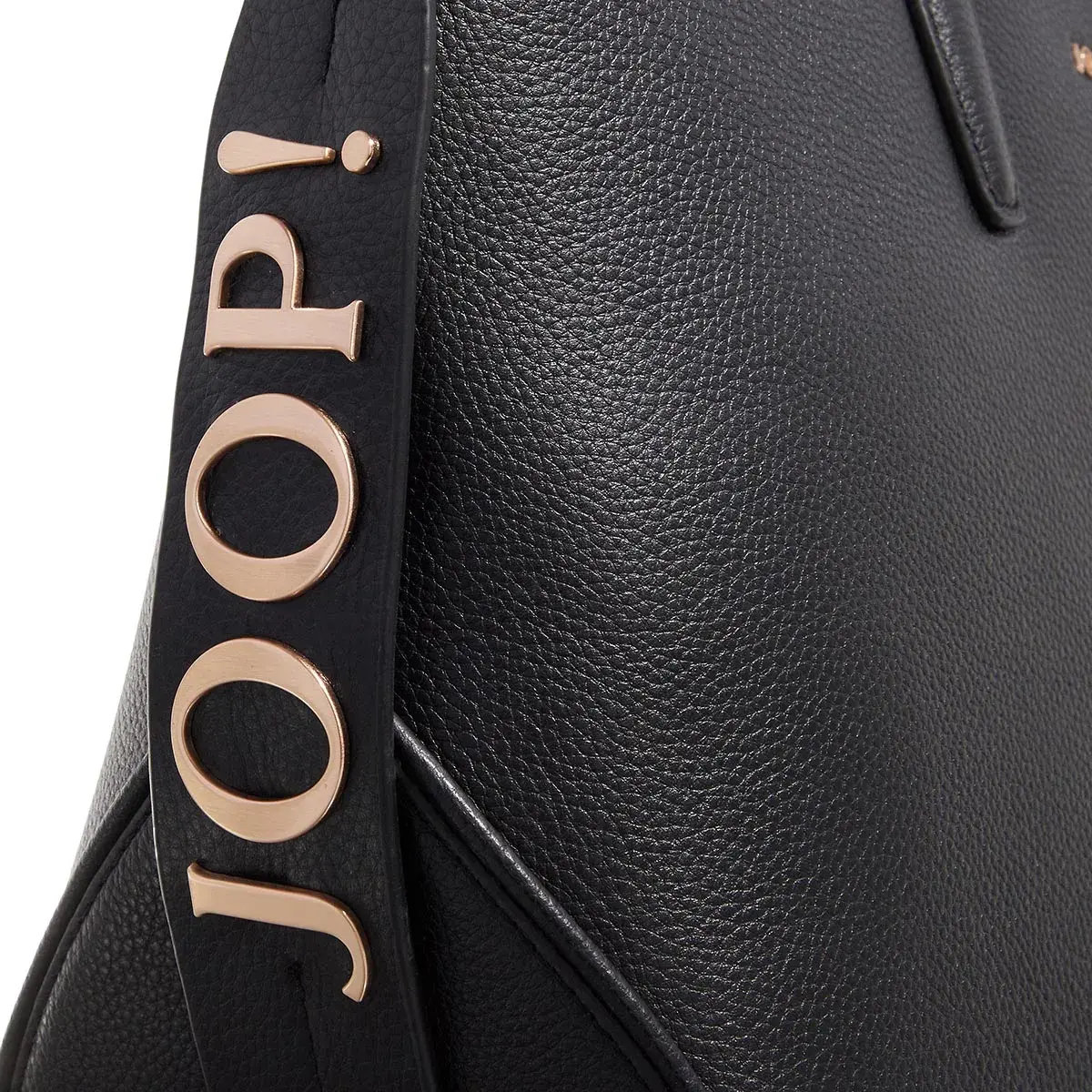 Strukturierte Leder-Shopper-Tasche